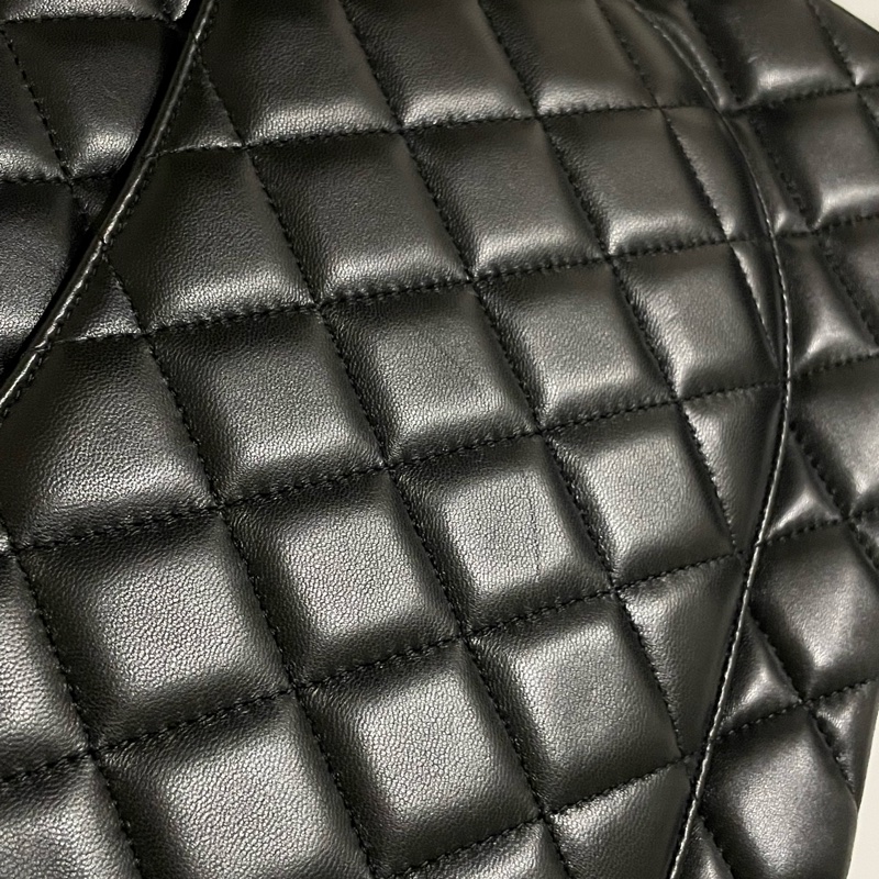 ▪️富貴選物FUGUEI▪️CHANEL CF MAXI BAG 羊皮黑銀-5