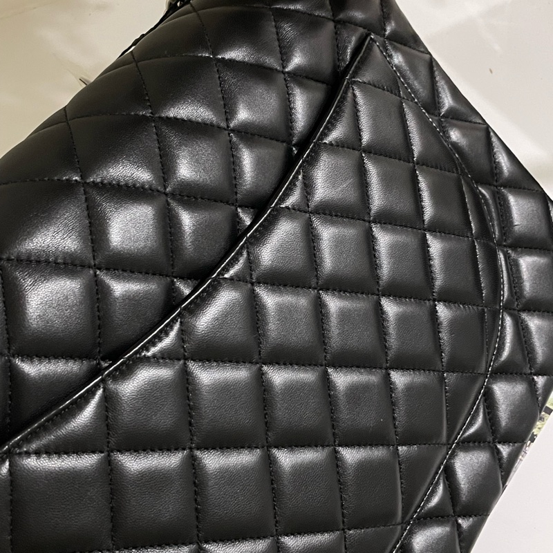 ▪️富貴選物FUGUEI▪️CHANEL CF MAXI BAG 羊皮黑銀-6
