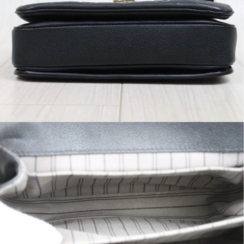 「JL精品代購」 98新 LV 黑金Metis壓紋郵差包 ic 芯片款-6