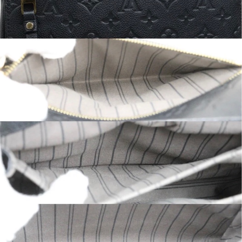 「JL精品代購」 98新 LV 黑金Metis壓紋郵差包 ic 芯片款-9