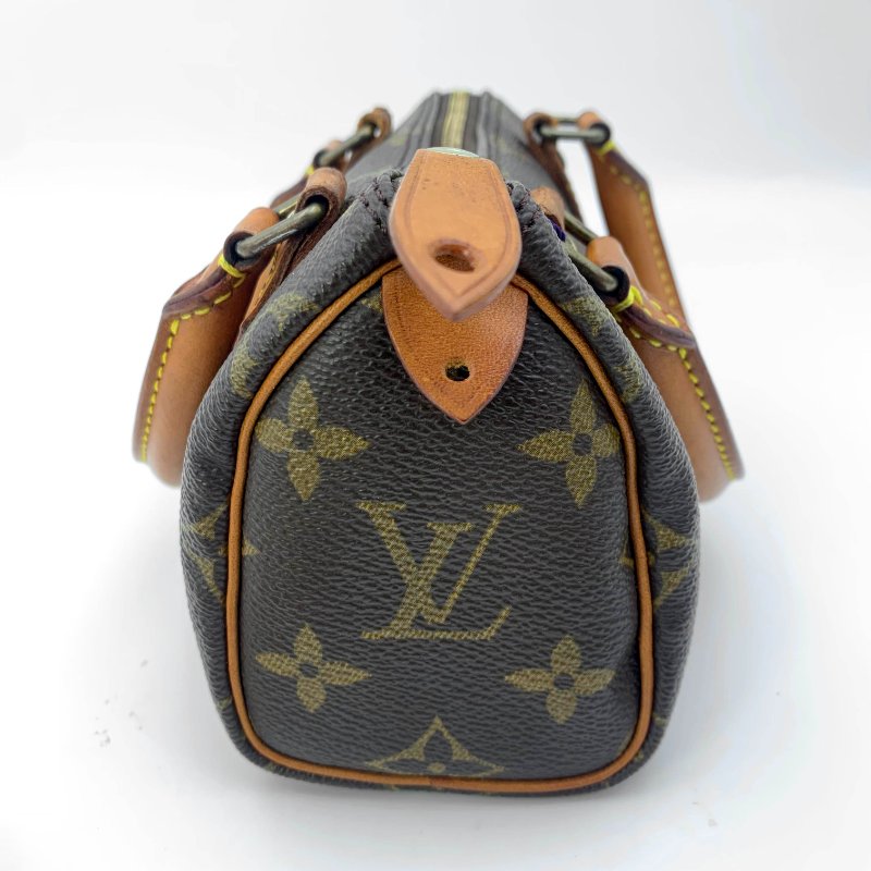 Louis Vuitton 經典老花speedy mini,LV,路易威登Nano小廢包,波士頓包,現貨,真品,免運-2