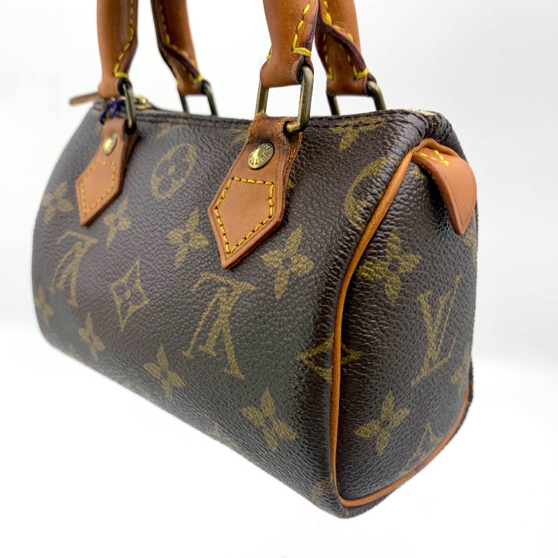 Louis Vuitton 經典老花speedy mini,LV,路易威登Nano小廢包,波士頓包,現貨,真品,免運-9