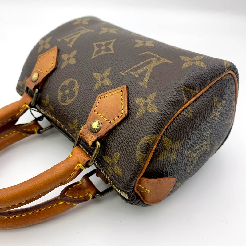 Louis Vuitton 經典老花speedy mini,LV,路易威登Nano小廢包,波士頓包,現貨,真品,免運-14