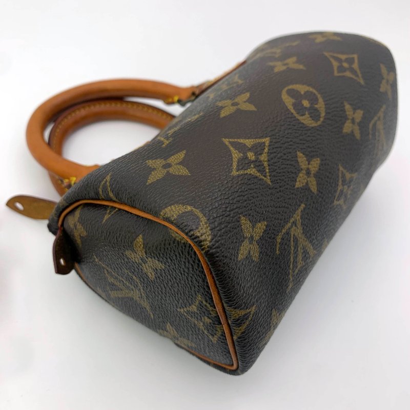 Louis Vuitton 經典老花speedy mini,LV,路易威登Nano小廢包,波士頓包,現貨,真品,免運-15