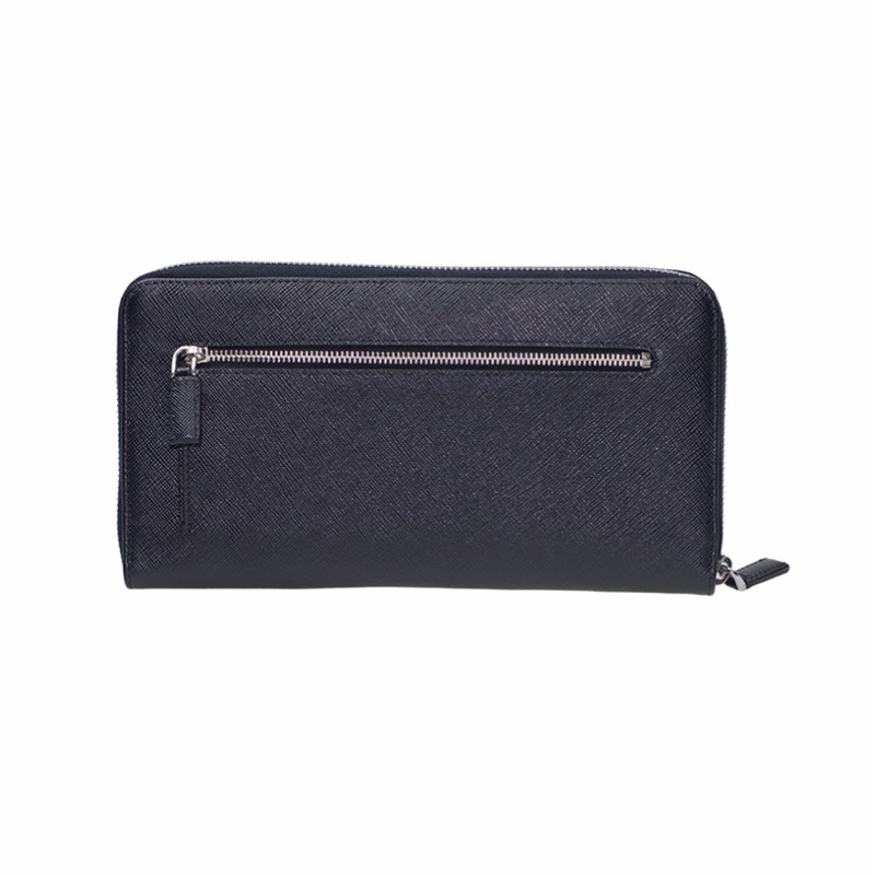 Prada 男士 全拉鍊錢包均碼碼12cm*2cm*23cm-0