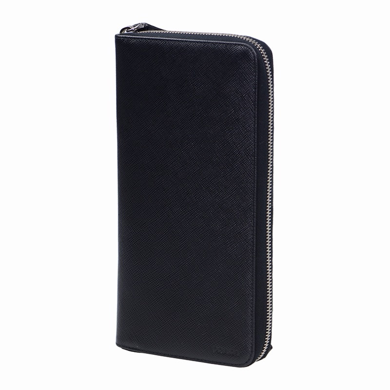 Prada 男士 全拉鍊錢包均碼碼12cm*2cm*23cm-2