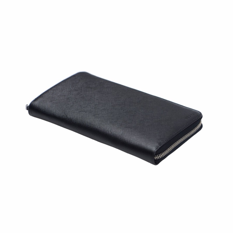 Prada 男士 全拉鍊錢包均碼碼12cm*2cm*23cm-4