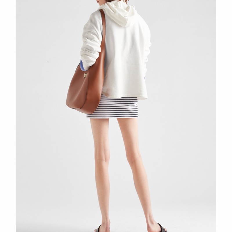 Prada 女士 印花平紋針織迷你半身裙IT-36 IT-38 IT-40 IT-42-3