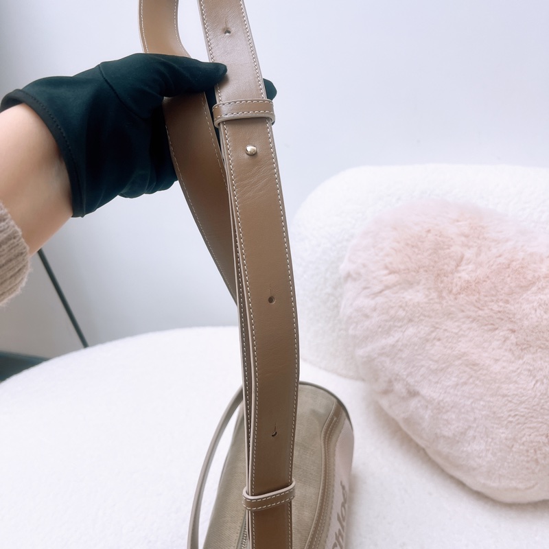 Chloe woody tube 裸粉色圓筒包-13