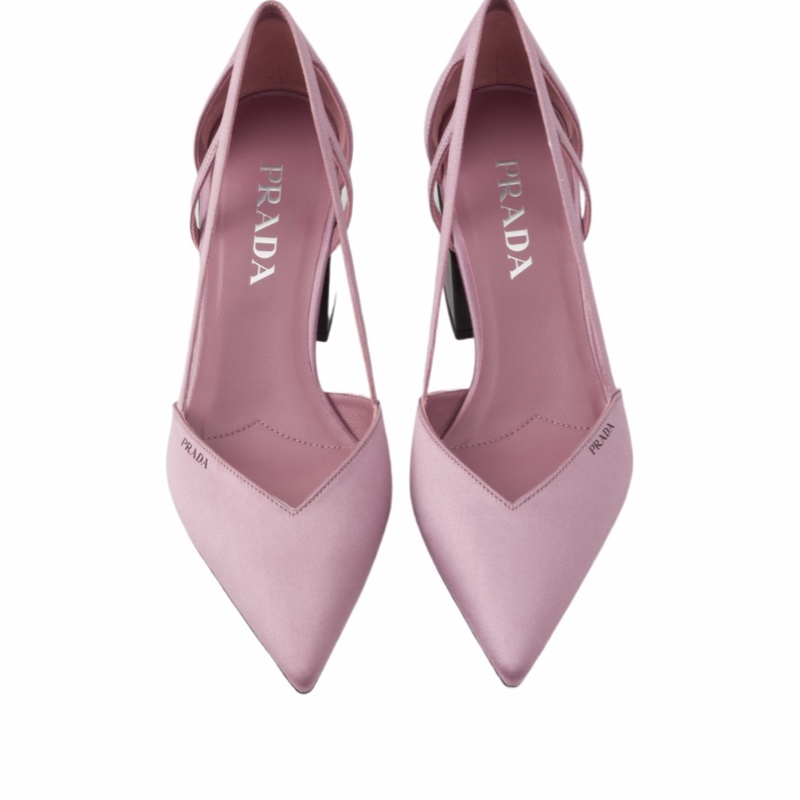 Prada 女士 緞面高跟鞋36 37 38 39 40碼跟高: 5.5cm-2