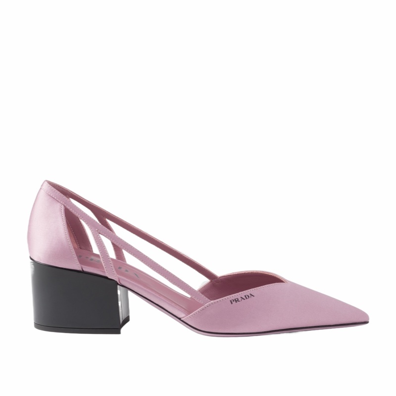 Prada 女士 緞面高跟鞋36 37 38 39 40碼跟高: 5.5cm-6