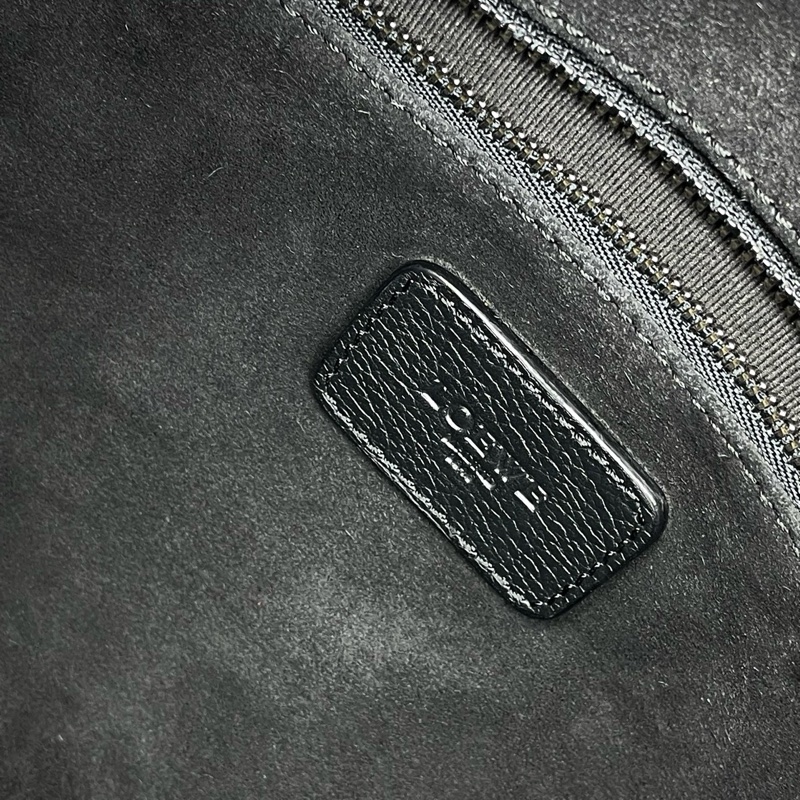 LOEWE羅意威大號黑色公文包 缺肩帶 41*30*8cm-8