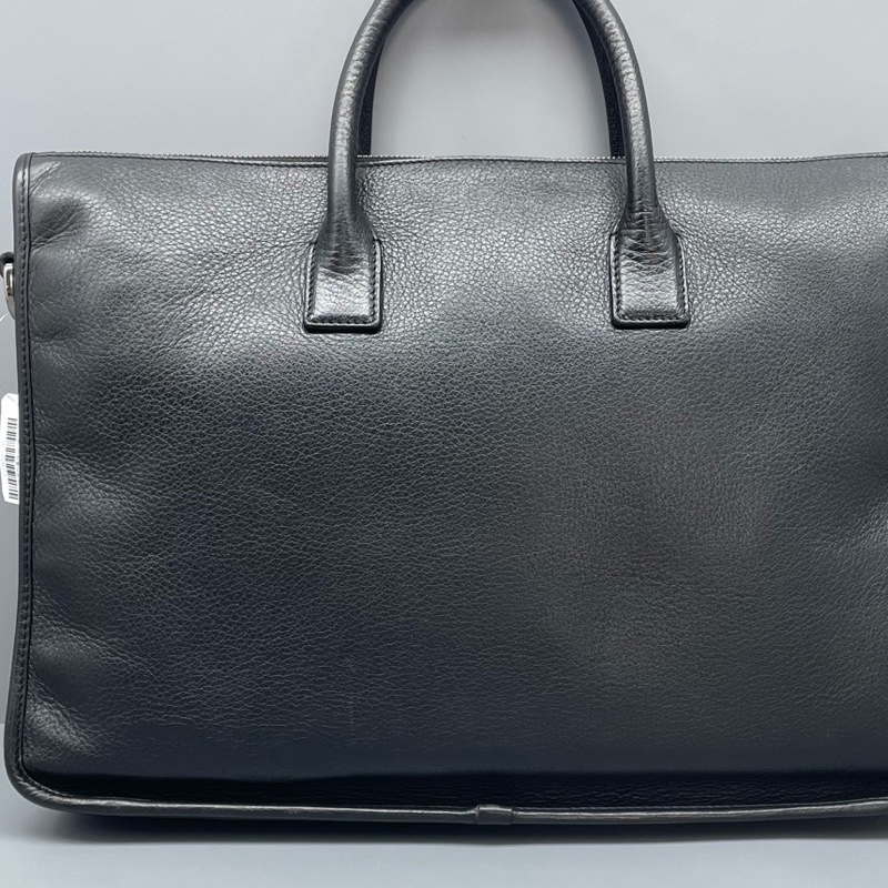 LOEWE羅意威大號黑色公文包 缺肩帶 41*30*8cm-10
