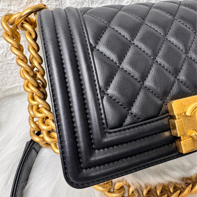 Boy 小牛皮及金色金屬20(晶片-4