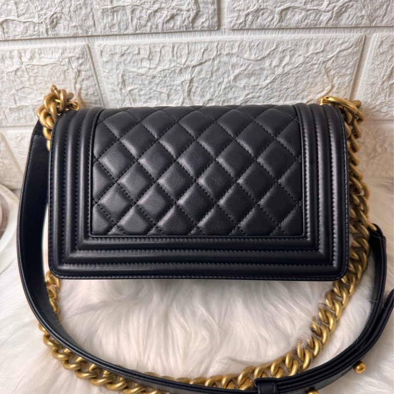 Boy 小牛皮及金色金屬20(晶片-6