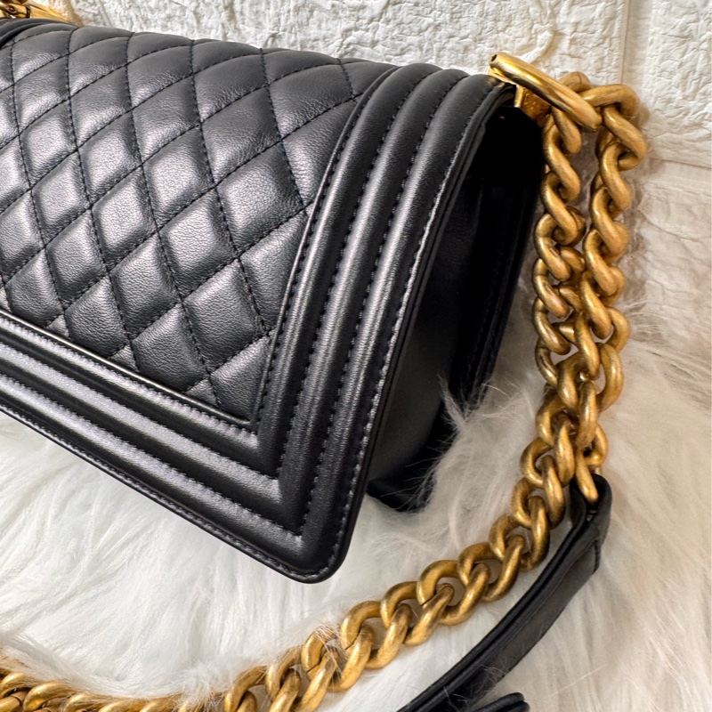 Boy 小牛皮及金色金屬20(晶片-9