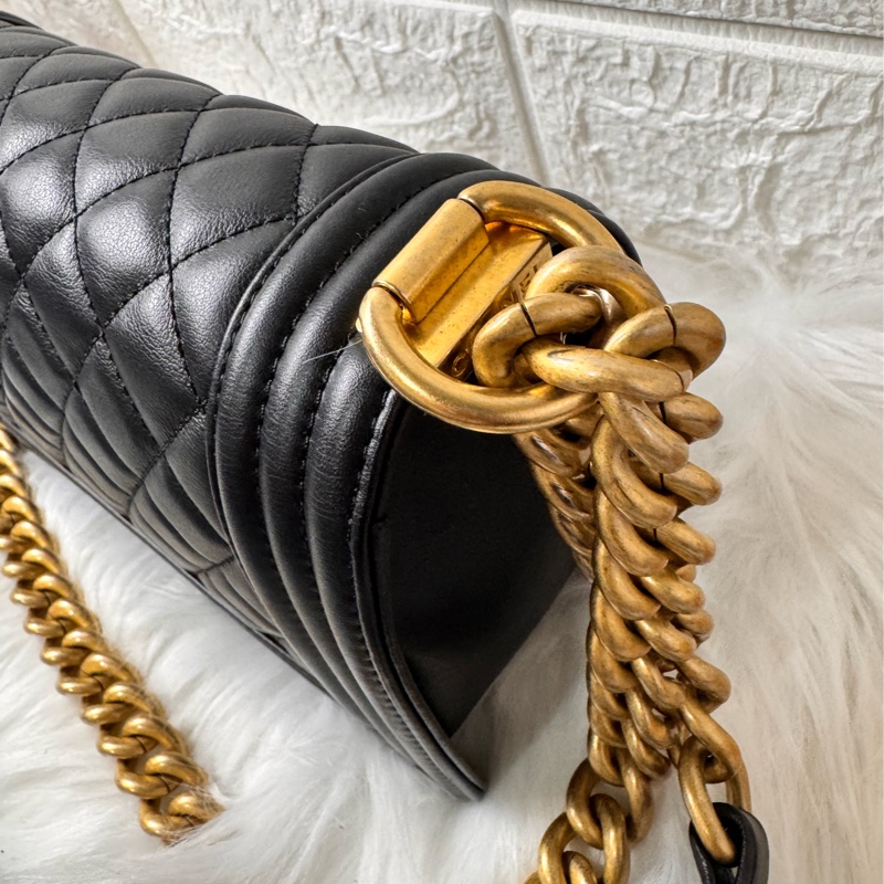 Boy 小牛皮及金色金屬20(晶片-12