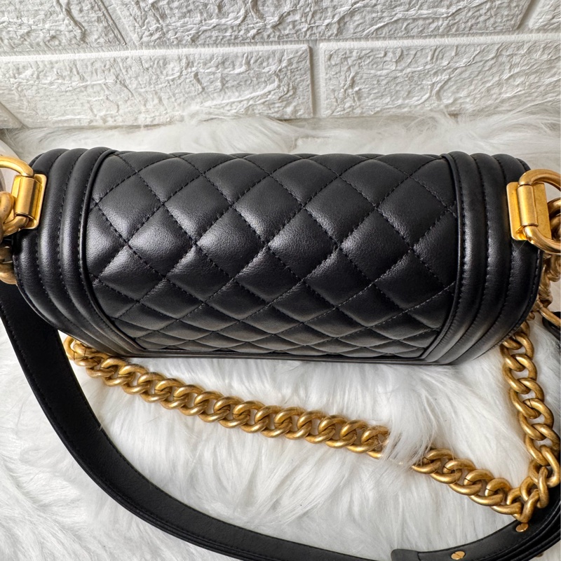 Boy 小牛皮及金色金屬20(晶片-14