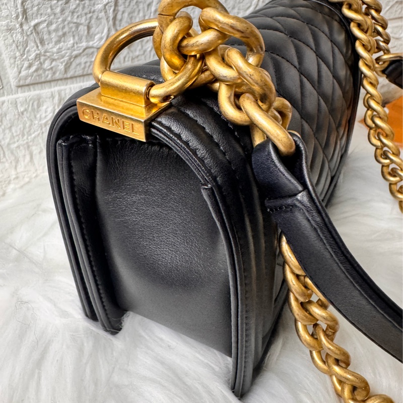 Boy 小牛皮及金色金屬20(晶片-15