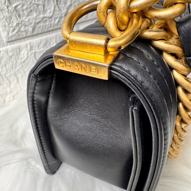 Boy 小牛皮及金色金屬20(晶片-17