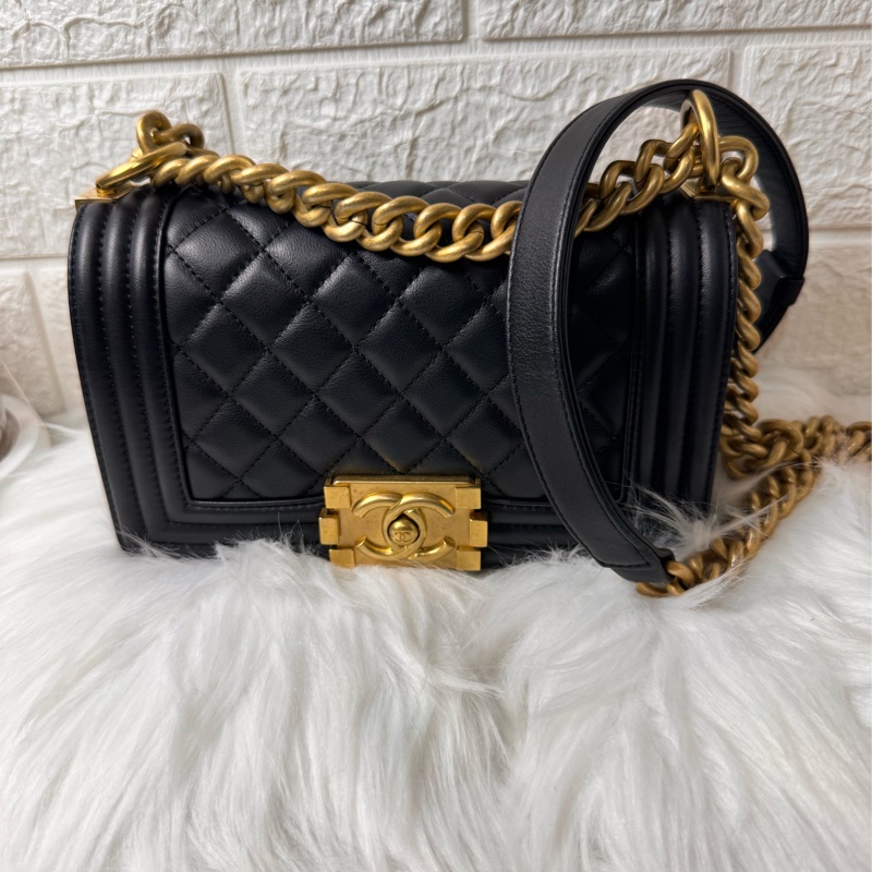 Boy 小牛皮及金色金屬20(晶片-29