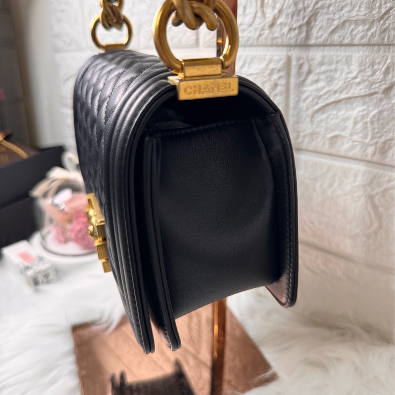 Boy 小牛皮及金色金屬20(晶片-34