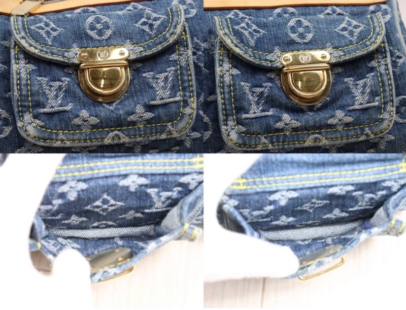 「JL精品代購」9新 LV 丹寧Noe Speedy 手提包-9