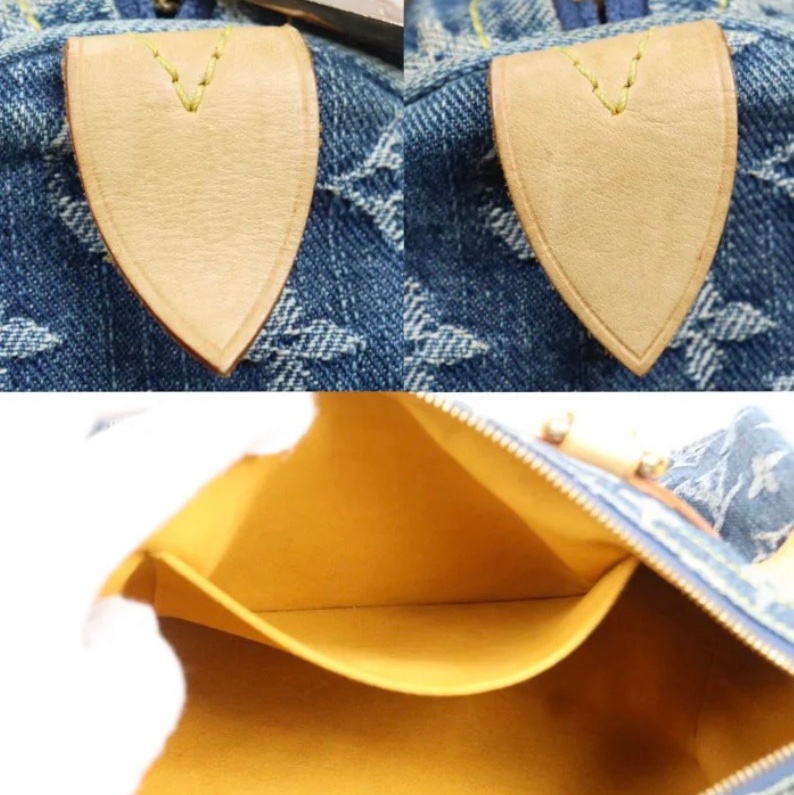 「JL精品代購」9新 LV 丹寧Noe Speedy 手提包-10