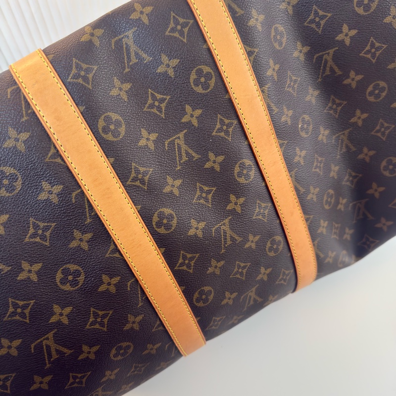 ✔️ LV Louis Vuitton 路易威登 Monogram Keepall 55 M41424 手提行李袋-9