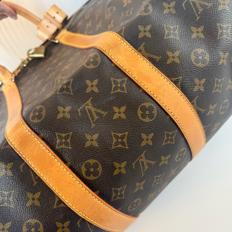✔️ LV Louis Vuitton 路易威登 Monogram Keepall 55 M41424 手提行李袋-19