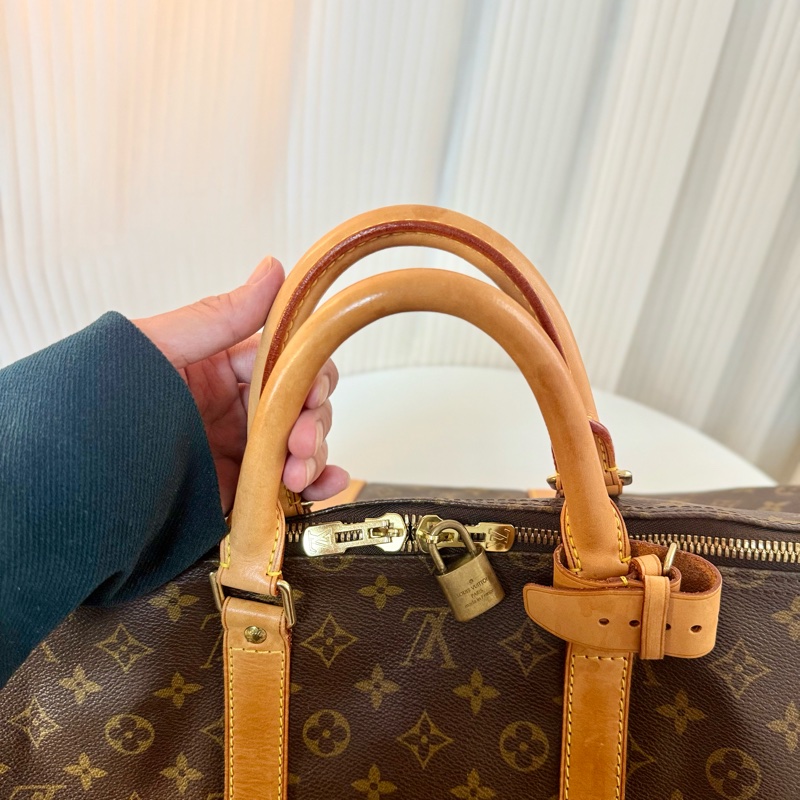 ✔️ LV Louis Vuitton 路易威登 Monogram Keepall 55 M41424 手提行李袋-22