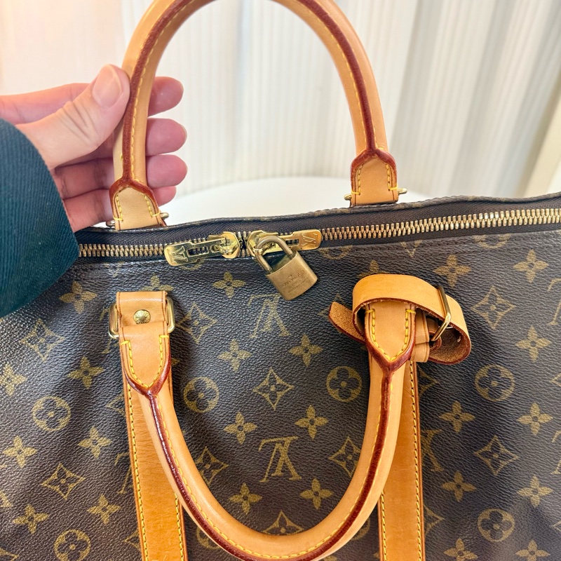 ✔️ LV Louis Vuitton 路易威登 Monogram Keepall 55 M41424 手提行李袋-23