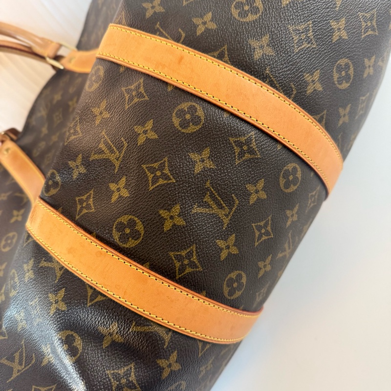 ✔️ LV Louis Vuitton 路易威登 Monogram Keepall 55 M41424 手提行李袋-36