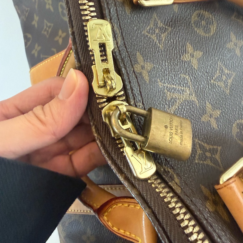 ✔️ LV Louis Vuitton 路易威登 Monogram Keepall 55 M41424 手提行李袋-51