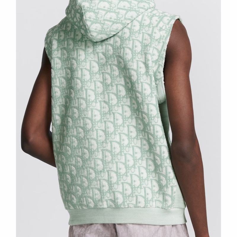 Dior 男士 Oblique連帽無袖衛衣S M碼-2