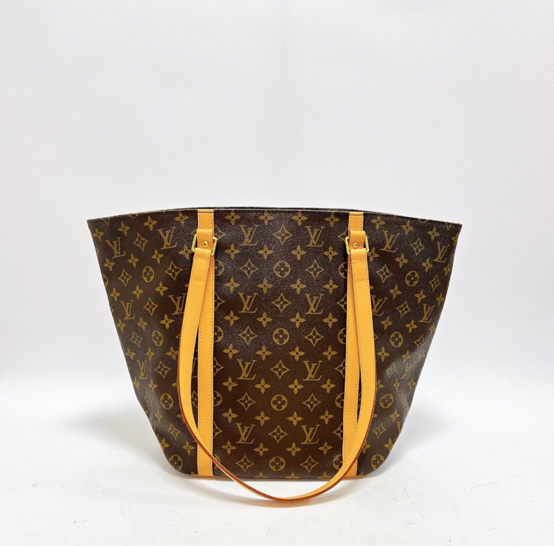 【輕便易攜✨媽媽包/上班包❤️全網最低價】LV 中古老花托特包|菜籃子|Tote-1