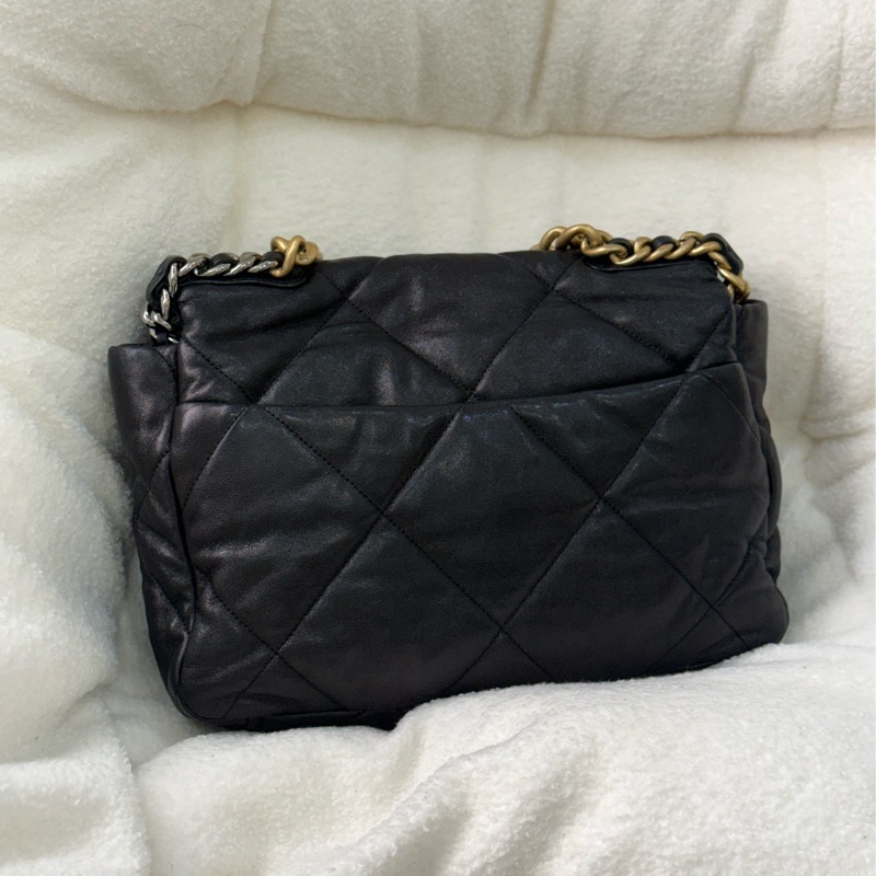 Chanel 19bag 黑金 中號 30cm-1