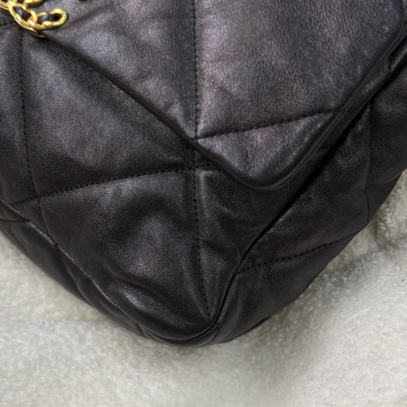 Chanel 19bag 黑金 中號 30cm-6