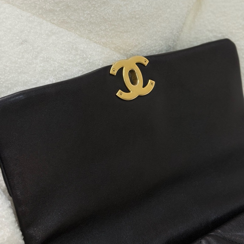 Chanel 19bag 黑金 中號 30cm-14