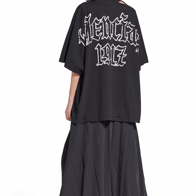 Balenciaga 女士 圓領 T 恤1 2 3 4 5碼-0