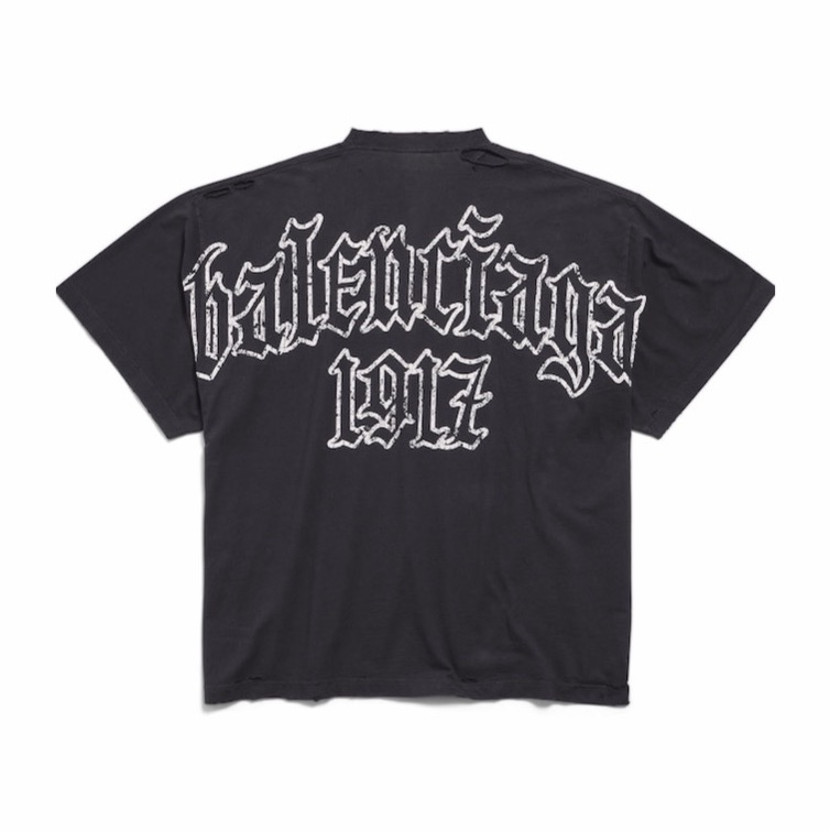 Balenciaga 女士 圓領 T 恤1 2 3 4 5碼-1