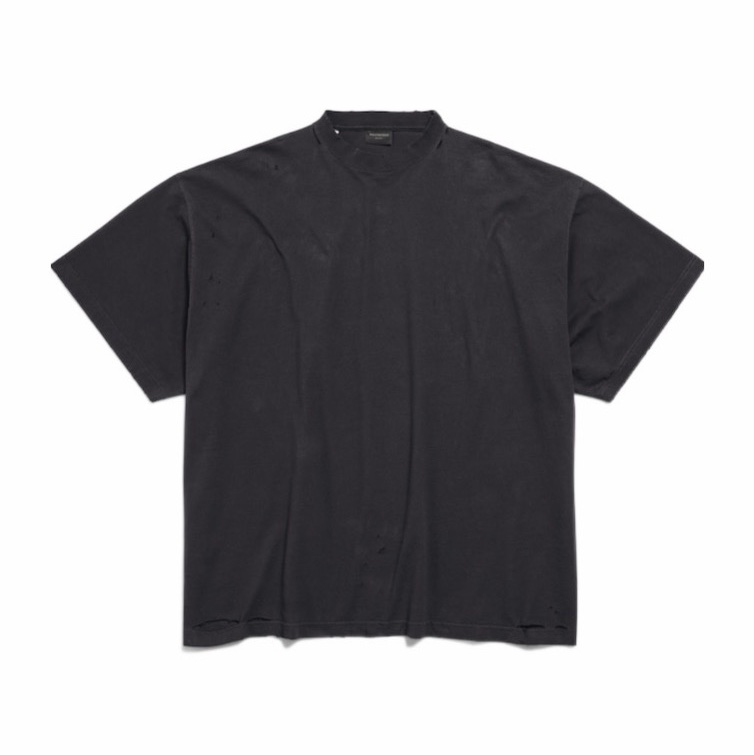 Balenciaga 女士 圓領 T 恤1 2 3 4 5碼-3