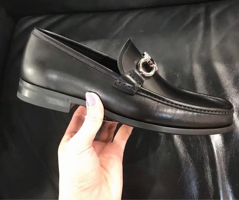 Salvatore Ferragamo 男士 GANCINI商務休閒鞋5 5.5 6 6.5 7 7.5 8 8.5 9 9.5 10 10.5 11 11.5 12 13-1