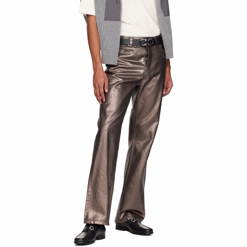 Salvatore Ferragamo 男士 GANCINI商務休閒鞋5 5.5 6 6.5 7 7.5 8 8.5 9 9.5 10 10.5 11 11.5 12 13-2