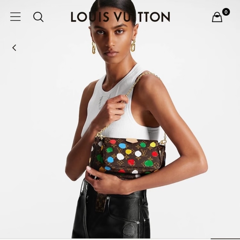 【藝術家收藏✨保值炒賣款❗️全網最低價】LV 草間彌生波點五合一 單肩包｜斜背包-0