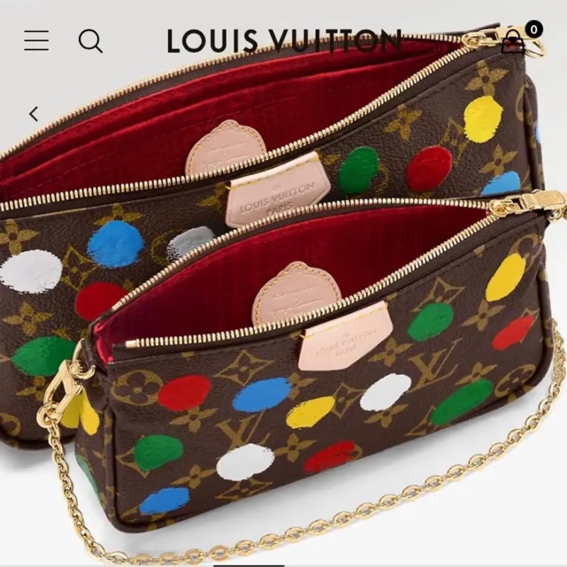 【藝術家收藏✨保值炒賣款❗️全網最低價】LV 草間彌生波點五合一 單肩包|斜背包-1
