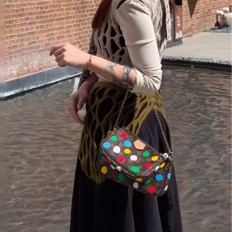 【藝術家收藏✨保值炒賣款❗️全網最低價】LV 草間彌生波點五合一 單肩包|斜背包-2