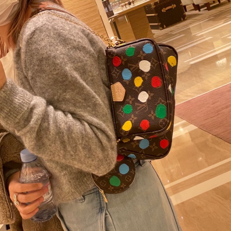 【藝術家收藏✨保值炒賣款❗️全網最低價】LV 草間彌生波點五合一 單肩包|斜背包-4