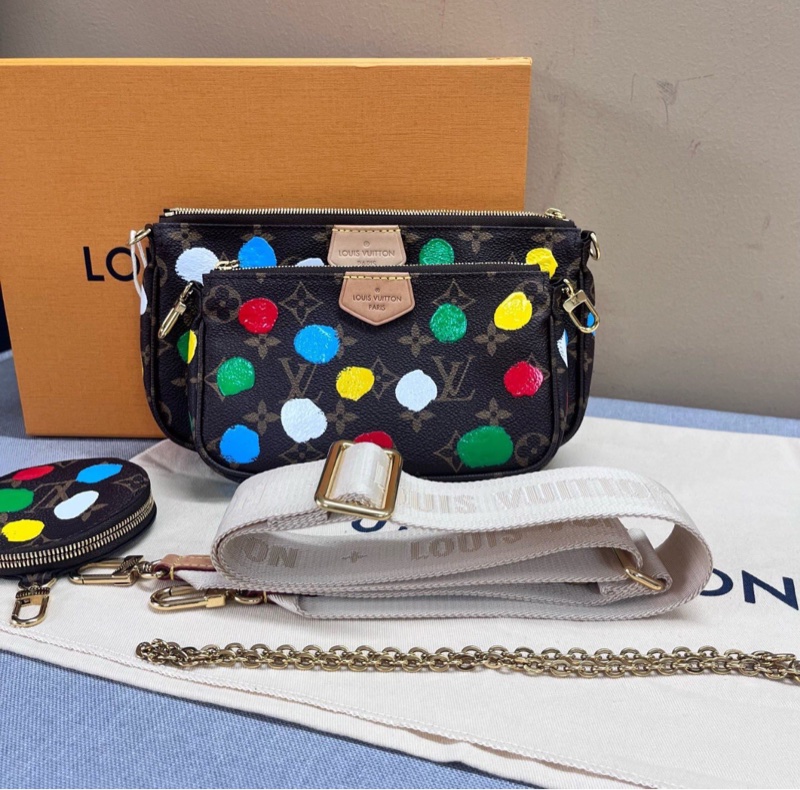 【藝術家收藏✨保值炒賣款❗️全網最低價】LV 草間彌生波點五合一 單肩包|斜背包-6