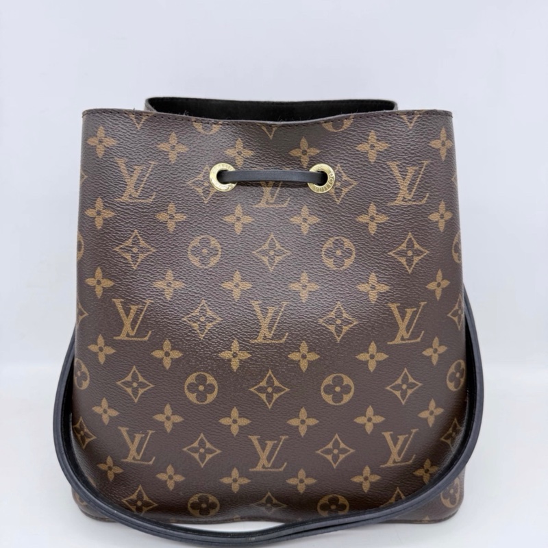 【97新 ✨ 全網最低價！】LV 路易威登 NEONOE 老花黑水桶 黑桶 中號（下單前先詢問庫存❗️）-2